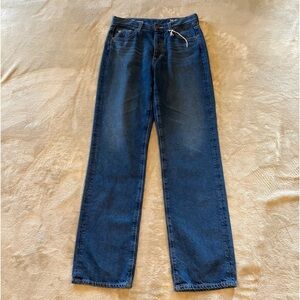 NWOT AG Adriano Goldschmied Alexxis High Rise Vintage Straight Jeans, Size 27